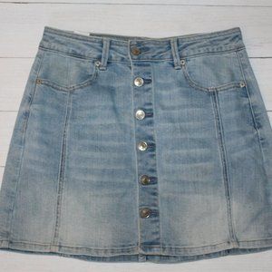 American Eagle Denim Jean Skirt Size 6